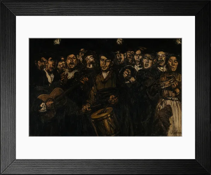 Framed Print : Christmas Eve, c1915. Creator: Gutierrez-Solana, Jose (1886-1945)