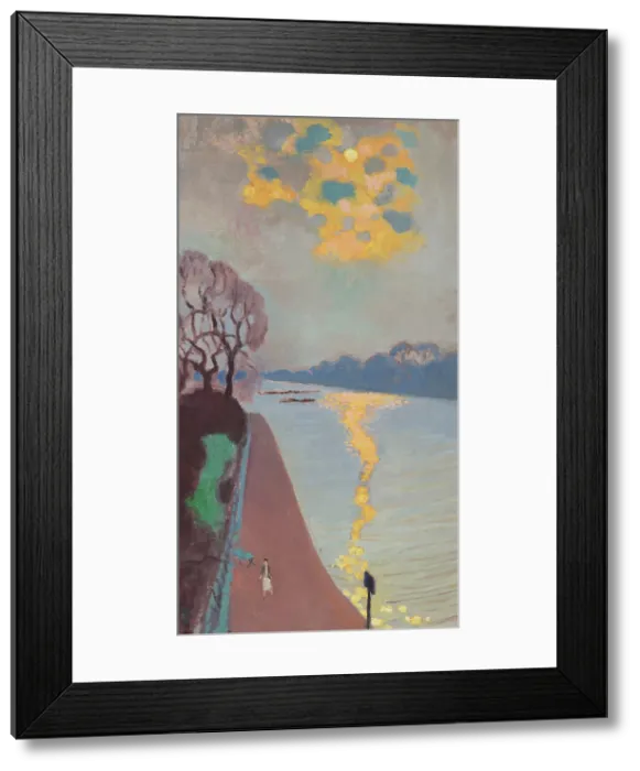 Framed Print : Sunlight on the River, 1932. Creator: Denis, Maurice (1870-1943) Framed Print : Sunlight on the River, 1932. Creator: Denis, Maurice (1870-1943)