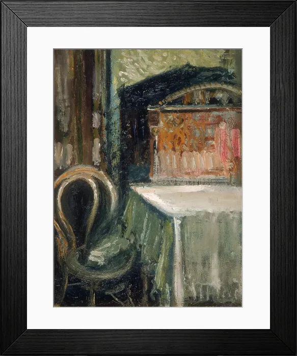 Framed Print : Interior With Thonet Chair (Room), 1908. Creator: Gerstl, Richard (1883-1908) Framed Print : Interior With Thonet Chair (Room), 1908. Creator: Gerstl, Richard (1883-1908)
