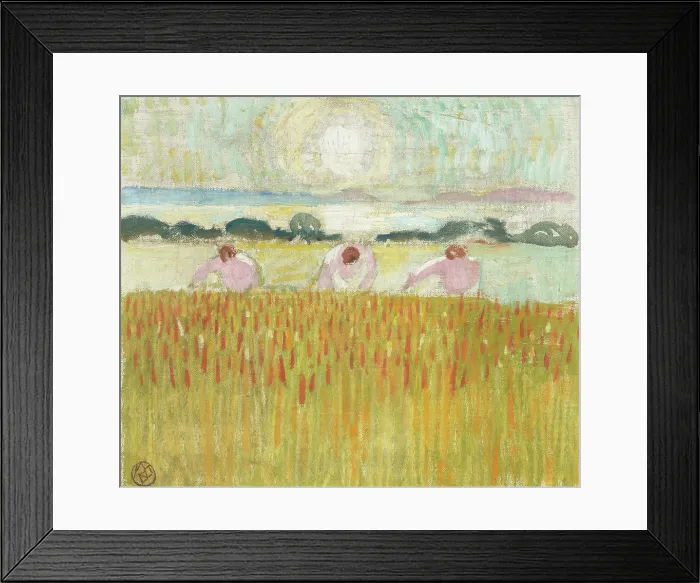 Framed Print : White Sun on the Corn, 1914. Creator: Denis, Maurice (1870-1943) Framed Print : White Sun on the Corn, 1914. Creator: Denis, Maurice (1870-1943)