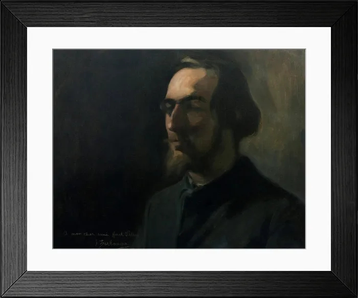 Framed Print : Portrait of Erik Satie (1866-1925), 1893-1894. Creator: Zuloaga y Zabaleto, Ignacio (1870-1945) Framed Print : Portrait of Erik Satie (1866-1925), 1893-1894. Creator: Zuloaga y Zabaleto, Ignacio (1870-1945)