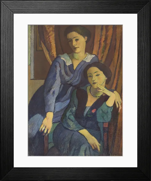 Framed Print : The Friends, c1918. Creator: Marussig, Pietro (1879-1937) Framed Print : The Friends, c1918. Creator: Marussig, Pietro (1879-1937)