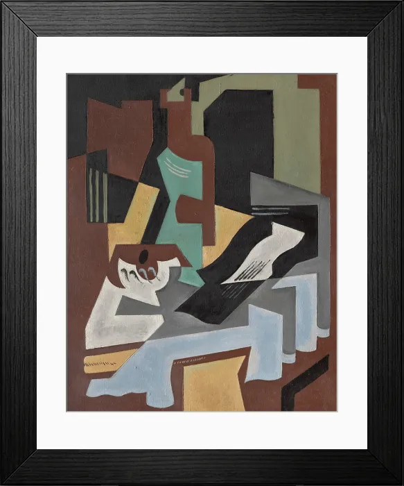 Framed Print : Musical composition, c1918. Creator: Blanchard, Maria (1881-1932) Framed Print : Musical composition, c1918. Creator: Blanchard, Maria (1881-1932)