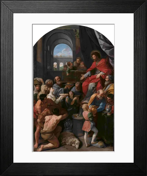 Framed Print : The Triumph of Job, 1636. Creator: Reni, Guido (1575-1642) Framed Print : The Triumph of Job, 1636. Creator: Reni, Guido (1575-1642)