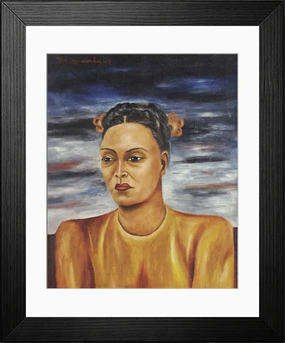 Framed Print : Self-portrait, 1947. Creator: Izquierdo, Maria (1902-1955) Framed Print : Self-portrait, 1947. Creator: Izquierdo, Maria (1902-1955)