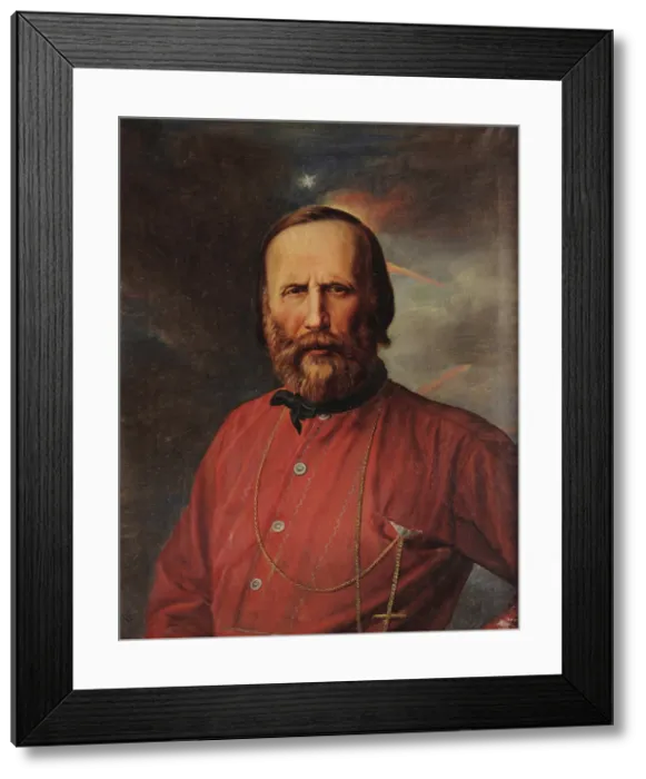 Framed Print : Portrait of Giuseppe Garibaldi (1807-1882), 1860. Creator: Lo Forte, Salvatore (1804-1885) Framed Print : Portrait of Giuseppe Garibaldi (1807-1882), 1860. Creator: Lo Forte, Salvatore (1804-1885)