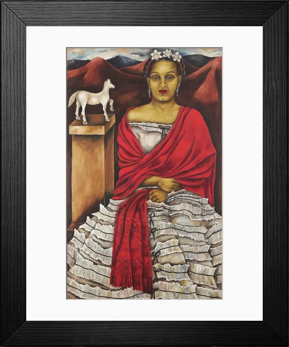 Framed Print : Self-portrait, 1940. Creator: Izquierdo, Maria (1902-1955) Framed Print : Self-portrait, 1940. Creator: Izquierdo, Maria (1902-1955)