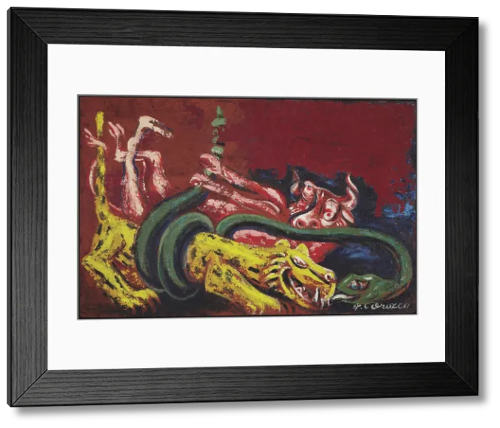 Framed Print : Allegory of Mexico, c1948. Creator: Orozco, Jose Clemente (1883-1949) Framed Print : Allegory of Mexico, c1948. Creator: Orozco, Jose Clemente (1883-1949)