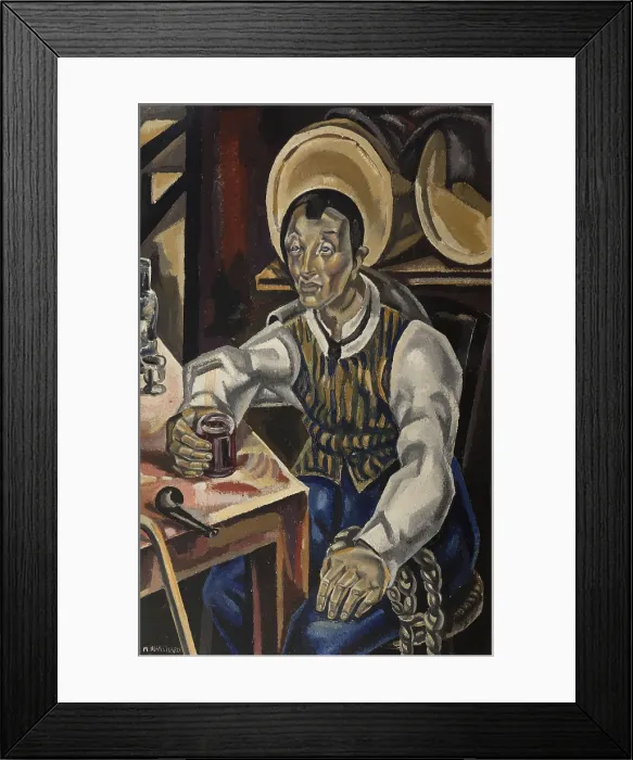 Framed Print : The Drunkard, 1923. Creator: Blanchard, Maria (1881-1932) Framed Print : The Drunkard, 1923. Creator: Blanchard, Maria (1881-1932)