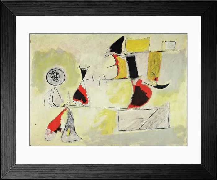Framed Print : Garden of Wish Fulfilment, 1944. Creator: Gorky, Arshile (1904-1948) Framed Print : Garden of Wish Fulfilment, 1944. Creator: Gorky, Arshile (1904-1948)