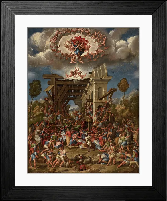 Framed Print : The Adoration of the Magi, c1525. Creator: Marchesi (da Cotignola), Girolamo (1480-1550) Framed Print : The Adoration of the Magi, c1525. Creator: Marchesi (da Cotignola), Girolamo (1480-1550)