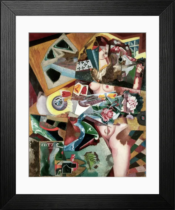 Framed Print : Untitled (Coty), c1917. Creator: Souza-Cardoso, Amadeo de (1887-1918) Framed Print : Untitled (Coty), c1917. Creator: Souza-Cardoso, Amadeo de (1887-1918)