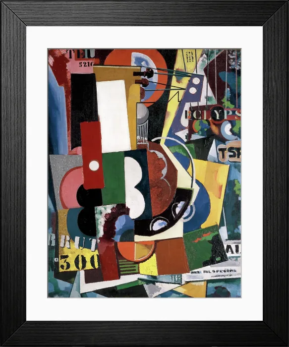 Framed Print : Untitled (BRUT 300 TSF), c1917. Creator: Souza-Cardoso, Amadeo de (1887-1918) Framed Print : Untitled (BRUT 300 TSF), c1917. Creator: Souza-Cardoso, Amadeo de (1887-1918)
