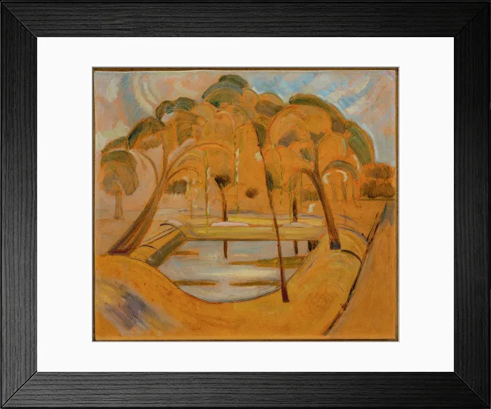 Framed Print : Park View in Domburg, 1911-1912. Creator: Heemskerck, Jacoba van (1876-1923) Framed Print : Park View in Domburg, 1911-1912. Creator: Heemskerck, Jacoba van (1876-1923)