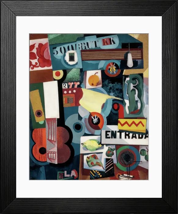 Framed Print : Untitled (Entry), c1917. Creator: Souza-Cardoso, Amadeo de (1887-1918) Framed Print : Untitled (Entry), c1917. Creator: Souza-Cardoso, Amadeo de (1887-1918)