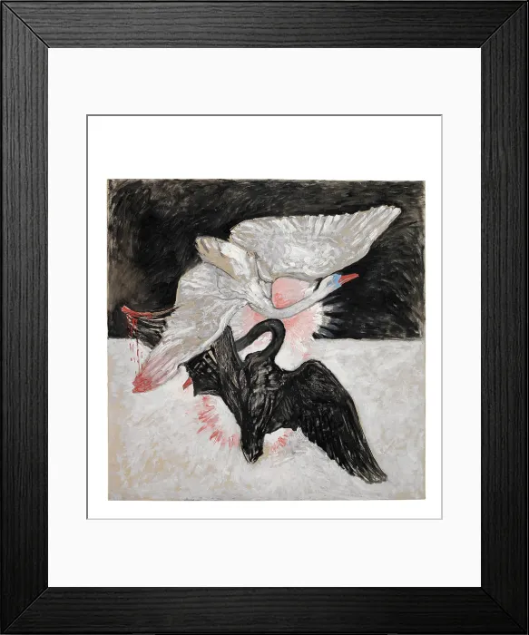 Framed Print : The Swan, Group IX / SUW, Part 1, No. 2, 1914. Creator: Hilma af Klint (1862-1944) Framed Print : The Swan, Group IX / SUW, Part 1, No. 2, 1914. Creator: Hilma af Klint (1862-1944)