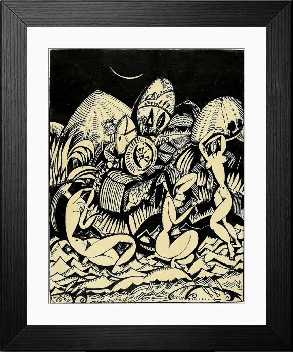 Framed Print : The Witch's Bath, c1912. Creator: Souza-Cardoso, Amadeo de (1887-1918). The Witch's Bath, c1912. Creator: Souza-Cardoso, Amadeo de (1887-1918) Framed Print : The Witch's Bath, c1912. Creator: Souza-Cardoso, Amadeo de (1887-1918). The Witch's Bath, c1912. Creator: Souza-Cardoso, Amadeo de (1887-1918)