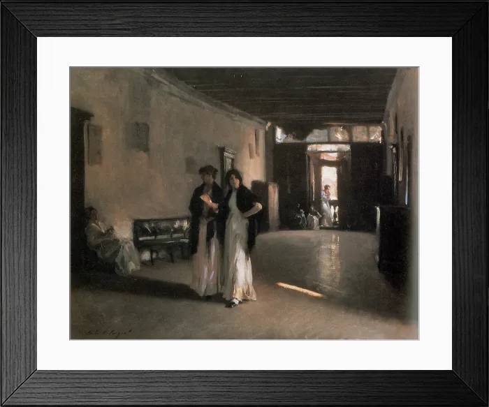 Framed Print : Venetian Interior, c1881-1882. Creator: Sargent, John Singer (1856-1925) Framed Print : Venetian Interior, c1881-1882. Creator: Sargent, John Singer (1856-1925)
