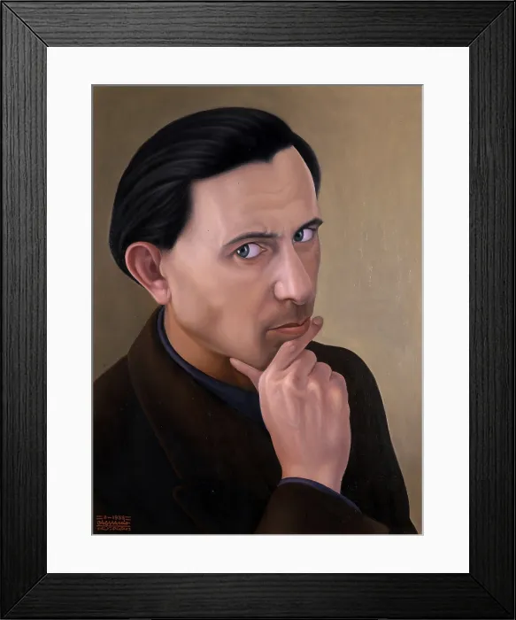 Framed Print : Self-portrait, 1938. Creator: Cagnaccio di San Pietro (1897-1946) Framed Print : Self-portrait, 1938. Creator: Cagnaccio di San Pietro (1897-1946)