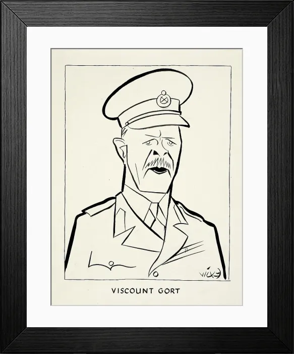 Framed Print : Field Marshal John Vereker, 6th Viscount Gort, between 1939 and 1946. Creators: Central Office of Information, Victor Weisz Framed Print : Field Marshal John Vereker, 6th Viscount Gort, between 1939 and 1946. Creators: Central Office of Information, Victor Weisz