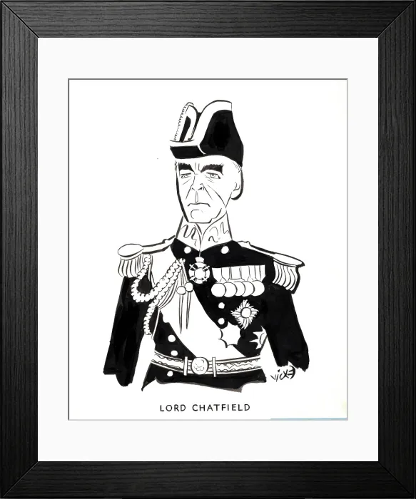 Framed Print : Admiral of the Fleet Lord Chatfield (Ernle Chatfield, 1st Baron Chatfield), between 1939 and 1946. Creators: Central Office of Information, Victor Weisz Framed Print : Admiral of the Fleet Lord Chatfield (Ernle Chatfield, 1st Baron Chatfield), between 1939 and 1946. Creators: Central Office of Information, Victor Weisz