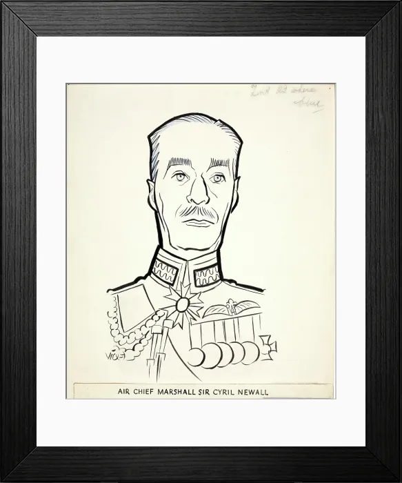 Framed Print : Air Chief Marshal Sir Cyril Newall, 1st Baron Newall, between 1939 and 1946. Creators: Central Office of Information, Victor Weisz Framed Print : Air Chief Marshal Sir Cyril Newall, 1st Baron Newall, between 1939 and 1946. Creators: Central Office of Information, Victor Weisz