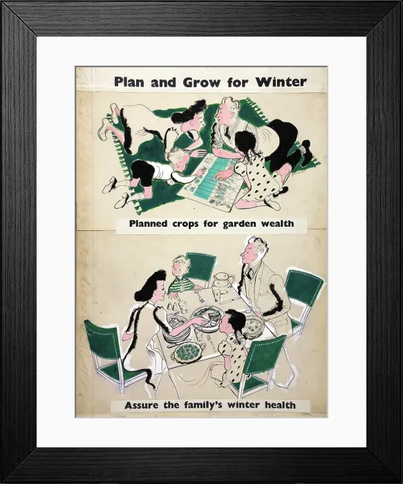 Framed Print : Plan and Grow for Winter. Planned crops for garden wealth... WWII poster, between 1939 and 1946 Framed Print : Plan and Grow for Winter. Planned crops for garden wealth... WWII poster, between 1939 and 1946