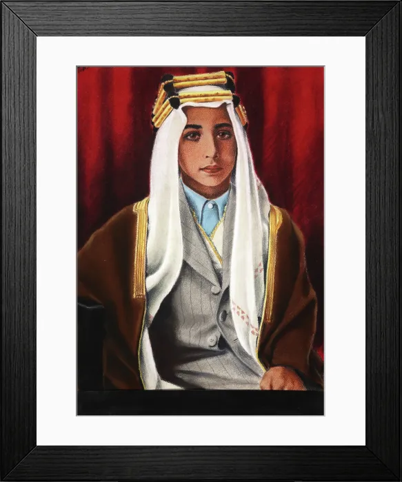 Framed Print : King Feisal of Iraq, c1944. Creators: William Timym, Central Office of Information Framed Print : King Feisal of Iraq, c1944. Creators: William Timym, Central Office of Information