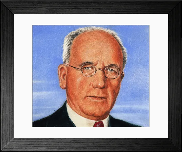 Framed Print : Mr Fraser (New Zealand), c1944. Creators: William Timym, Central Office of Information Framed Print : Mr Fraser (New Zealand), c1944. Creators: William Timym, Central Office of Information