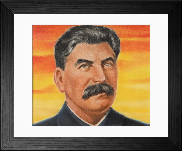Framed Print : Marshal Stalin, c1944. Creators: William Timym, Central Office of Information Framed Print : Marshal Stalin, c1944. Creators: William Timym, Central Office of Information