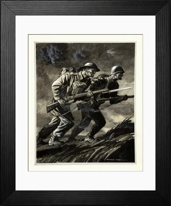 Framed Print : Unity of Strength - WWII poster, between 1939 and 1946. Creators: Rowland Hilder, Central Office of Information Framed Print : Unity of Strength - WWII poster, between 1939 and 1946. Creators: Rowland Hilder, Central Office of Information