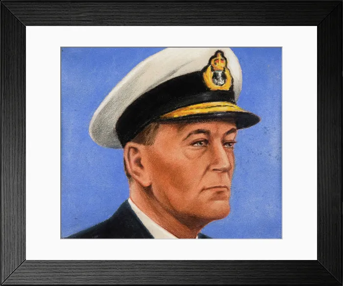 Framed Print : Admiral Sir John Cunningham, c1943. Creators: William Timym, Central Office of Information Framed Print : Admiral Sir John Cunningham, c1943. Creators: William Timym, Central Office of Information