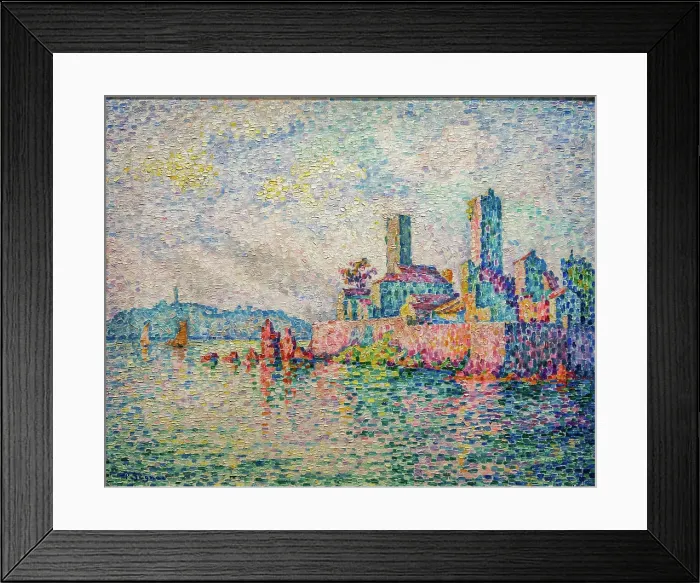 Framed Print : Antibes, The towers, 1911. Creator: Signac, Paul (1863-1935) Framed Print : Antibes, The towers, 1911. Creator: Signac, Paul (1863-1935)