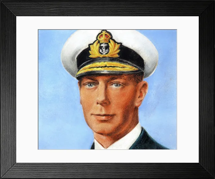 Framed Print : HM King George VI, c1944. Creators: William Timym, Central Office of Information Framed Print : HM King George VI, c1944. Creators: William Timym, Central Office of Information