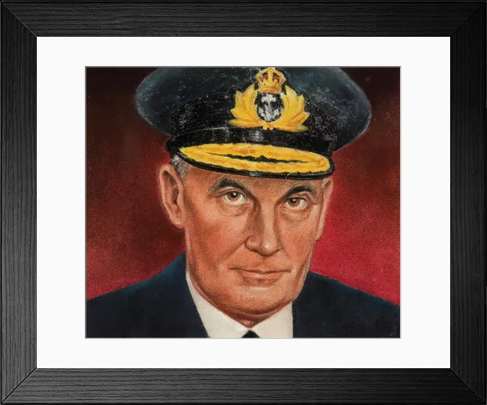 Framed Print : Admiral Sir James Somerville, c1943. Creators: William Timym, Central Office of Information Framed Print : Admiral Sir James Somerville, c1943. Creators: William Timym, Central Office of Information