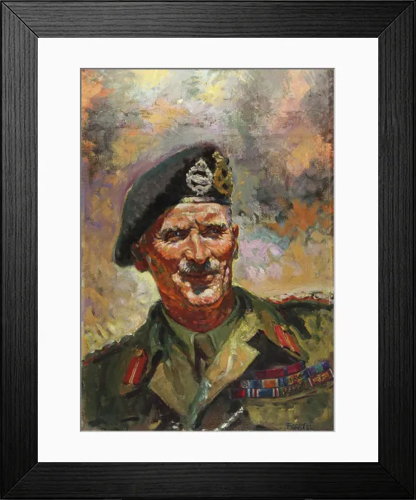 Framed Print : Lt-General Sir Bernard Montgomery, c1942. Creators: Central Office of Information, Unknown