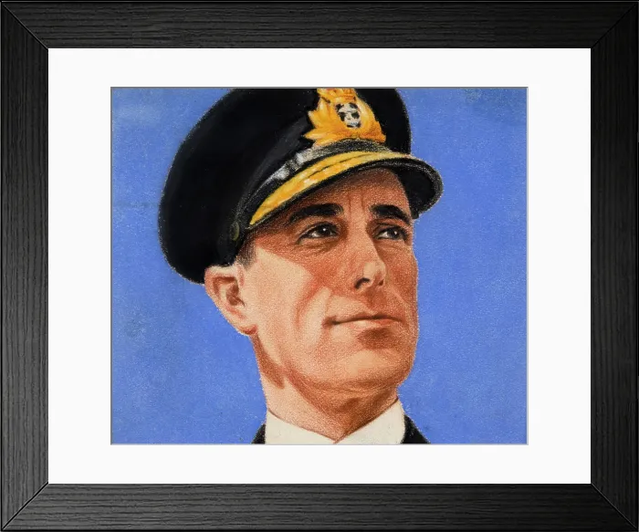Framed Print : Admiral Lord Mountbatten, c1943. Creators: William Timym, Central Office of Information Framed Print : Admiral Lord Mountbatten, c1943. Creators: William Timym, Central Office of Information