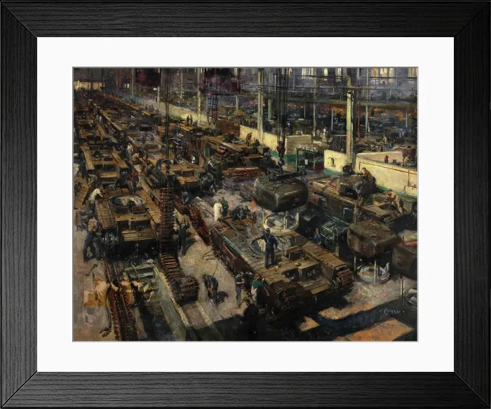 Framed Print : Production of tanks, between 1939 and 1946. Creators: Central Office of Information, Terence Tenison Cuneo Framed Print : Production of tanks, between 1939 and 1946. Creators: Central Office of Information, Terence Tenison Cuneo