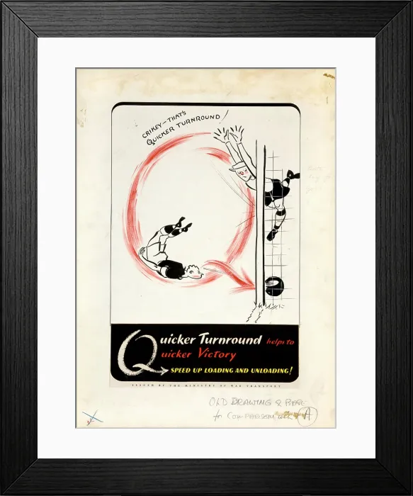 Framed Print : Quicker turnround helps to quicker victory. Speed up, , , , WWII poster, between 1939 and 1946 Framed Print : Quicker turnround helps to quicker victory. Speed up, , , , WWII poster, between 1939 and 1946