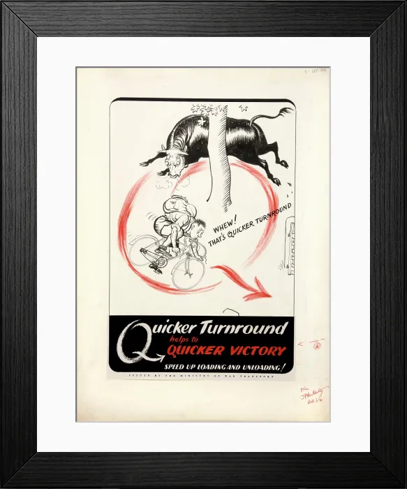 Framed Print : Quicker turnround helps to quicker victory. Speed up, , , , WWII poster, between 1939 and 1946 Framed Print : Quicker turnround helps to quicker victory. Speed up, , , , WWII poster, between 1939 and 1946