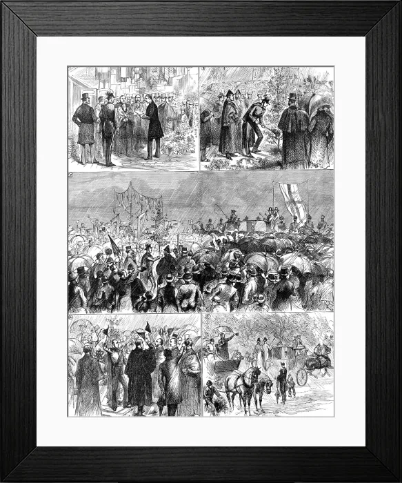 Framed Print : Dedication of Burnham Beeches to the public, 1883. Creator: Unknown Framed Print : Dedication of Burnham Beeches to the public, 1883. Creator: Unknown