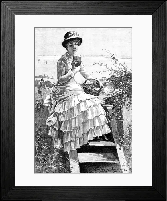 Framed Print : The Morning Post: News From Town, 1883. Creator: Unknown Framed Print : The Morning Post: News From Town, 1883. Creator: Unknown