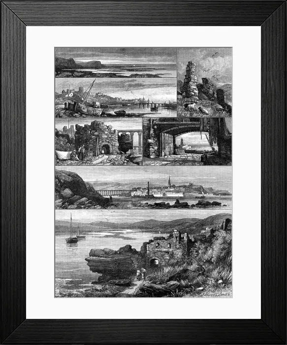 Framed Print : Border Sketches: Berwick-Upon-Tweed, 1883. Creator: Unknown Framed Print : Border Sketches: Berwick-Upon-Tweed, 1883. Creator: Unknown