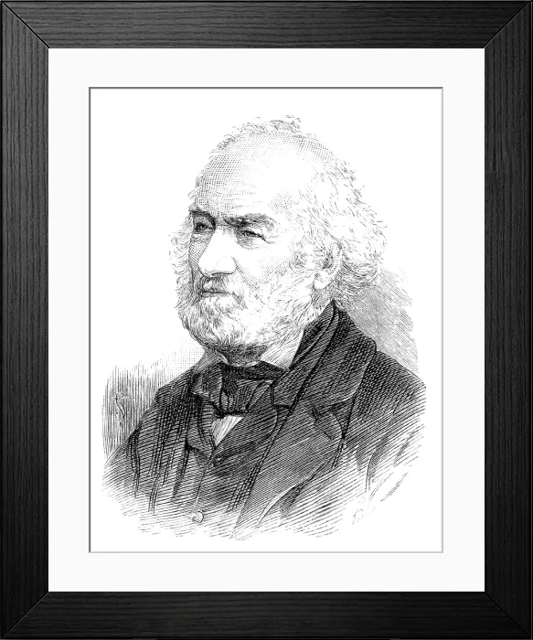 Framed Print : The late Mr. John Payne Collier, Shakspearian scholar, 1883. Creator: Unknown Framed Print : The late Mr. John Payne Collier, Shakspearian scholar, 1883. Creator: Unknown