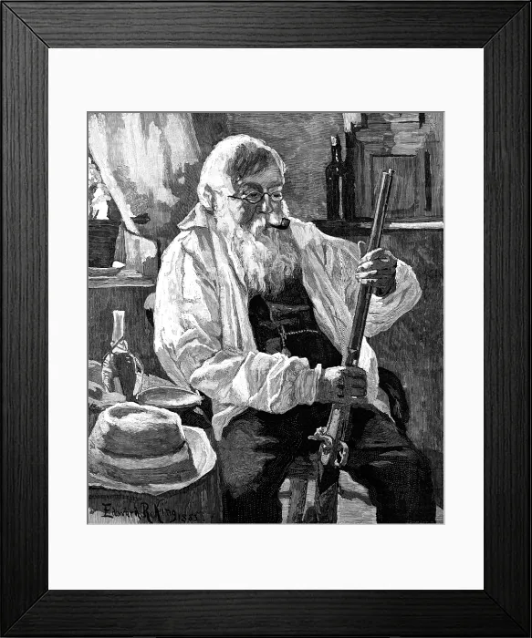 Framed Print : The First of September: An Early Love, 1883. Creator: Eugene Froment Framed Print : The First of September: An Early Love, 1883. Creator: Eugene Froment