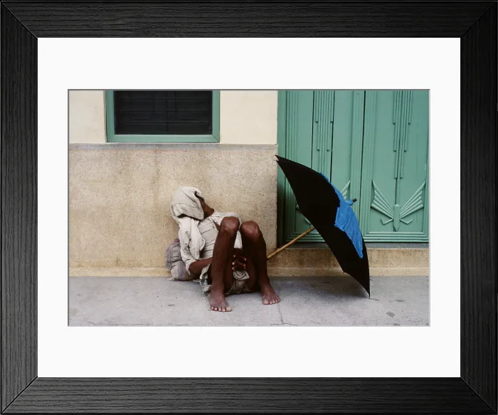 Framed Print : Sleeping man, Rajasthan, India, 1988. Creator: Amanda Waite Framed Print : Sleeping man, Rajasthan, India, 1988. Creator: Amanda Waite