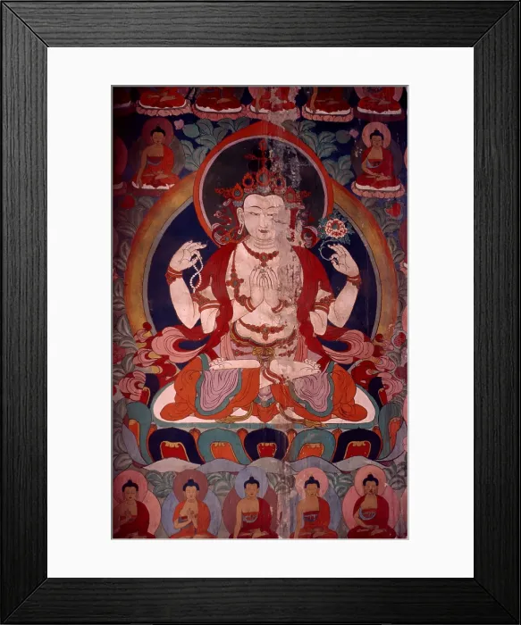 Framed Print : Buddhist painting, Ladakh, India, 1988. Creator: Amanda Waite Framed Print : Buddhist painting, Ladakh, India, 1988. Creator: Amanda Waite