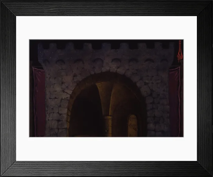 Framed Print : Stage design for the theatre play Life is But a Dream by P. Calderon de la Barca, 1914. Creator: Nikolay Kalmakov Framed Print : Stage design for the theatre play Life is But a Dream by P. Calderon de la Barca, 1914. Creator: Nikolay Kalmakov