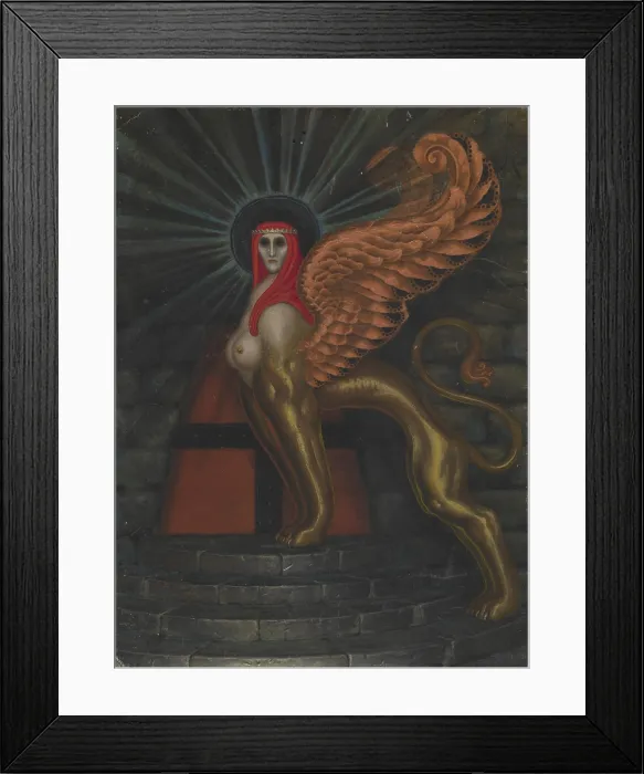 Framed Print : The Sealed Door, 1926. Creator: Nikolay Kalmakov Framed Print : The Sealed Door, 1926. Creator: Nikolay Kalmakov