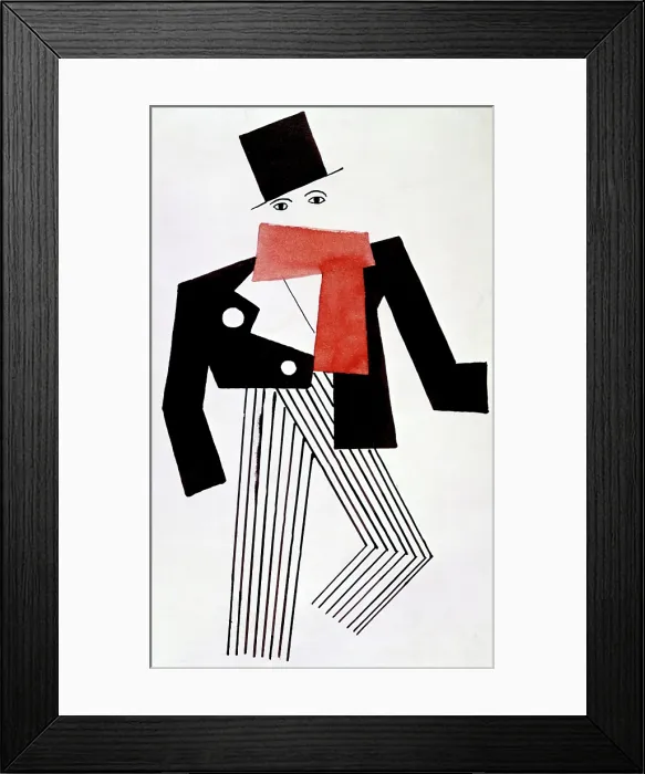 Framed Print : Costume for Jean Borlin in Skating Rink, 1922. Creator: Fernand Leger. Costume for Jean Borlin in Skating Rink, 1922. Creator: Fernand Leger Framed Print : Costume for Jean Borlin in Skating Rink, 1922. Creator: Fernand Leger. Costume for Jean Borlin in Skating Rink, 1922. Creator: Fernand Leger